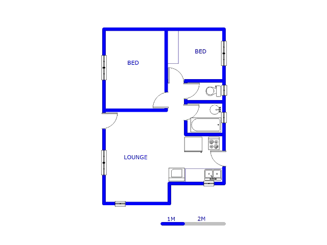 Ground Floor - 45m2 of property for sale in Sky City