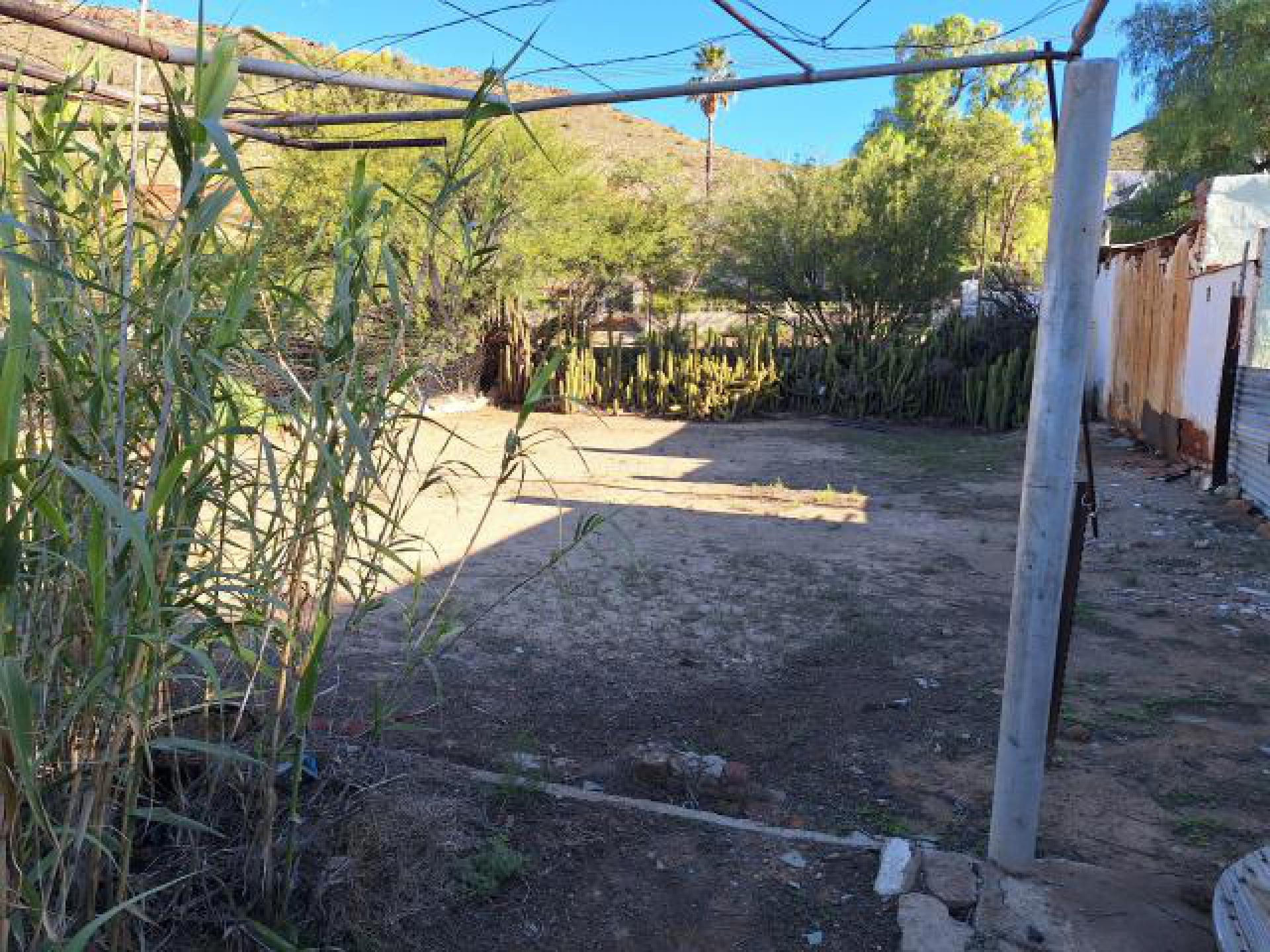 Backyard of property in Victoria West