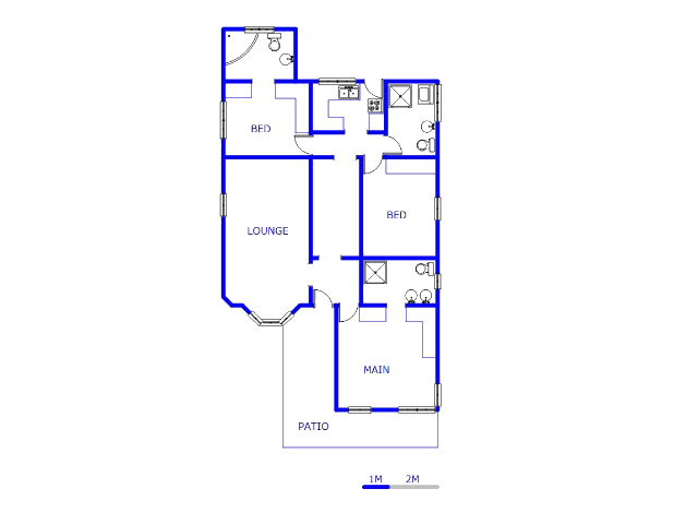 Floor plan of the property in Mid-ennerdale