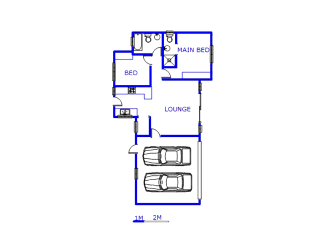 Floor plan of the property in Montana