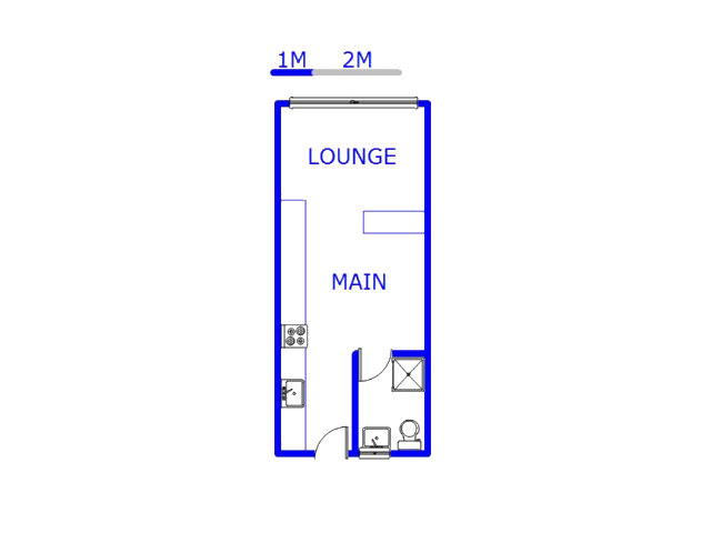 Floor plan of the property in Ballito