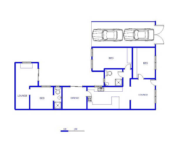 Floor plan of the property in Bridgetown