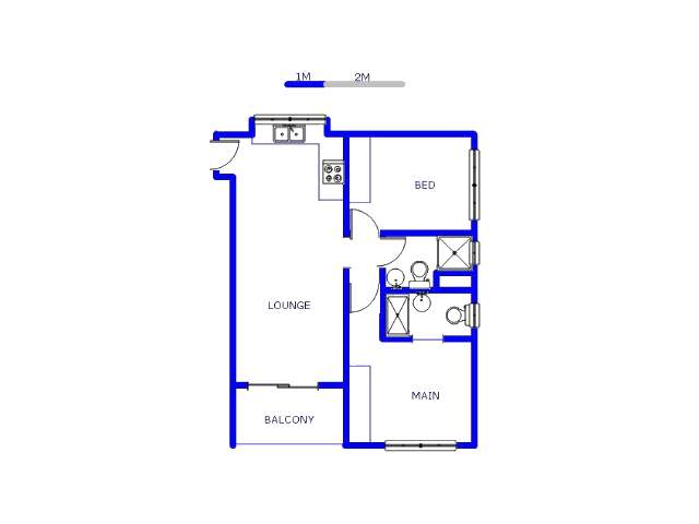 1st Floor - 61m2 of property for sale in Lilianton