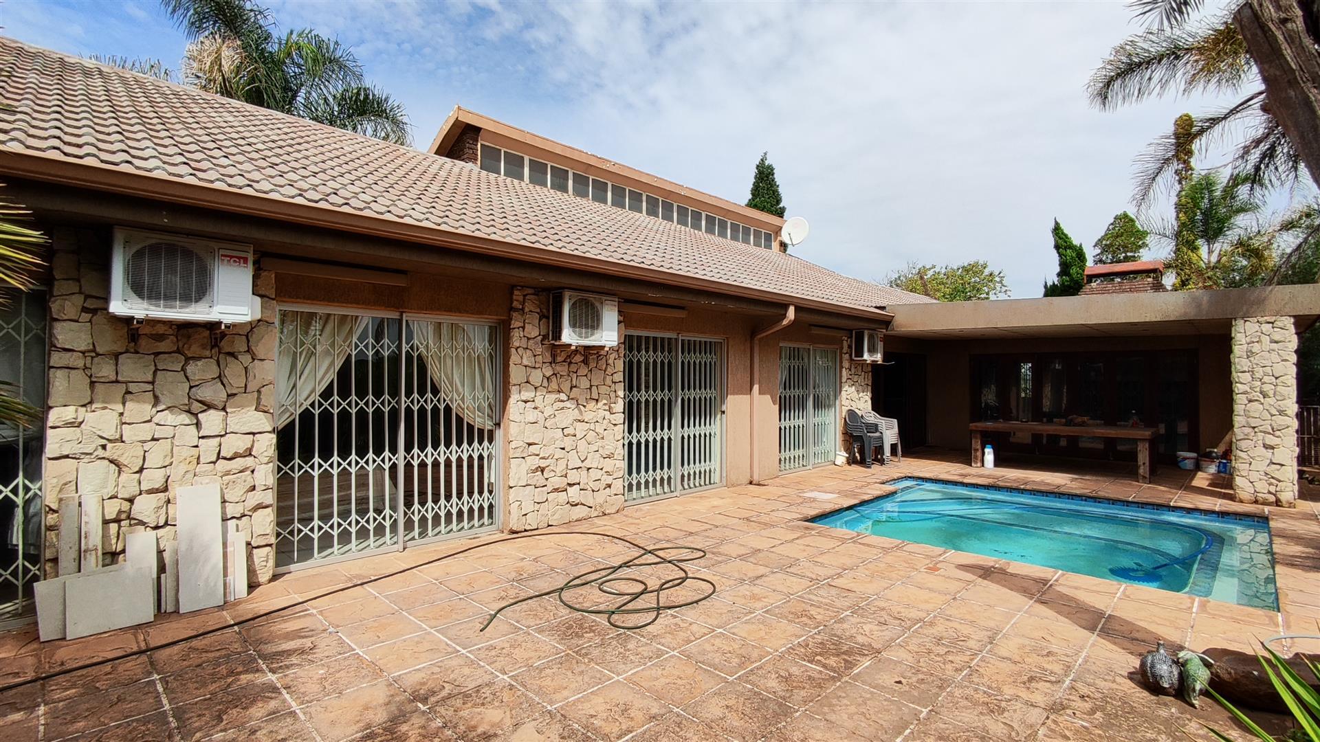 Backyard of property in Flora Gardens