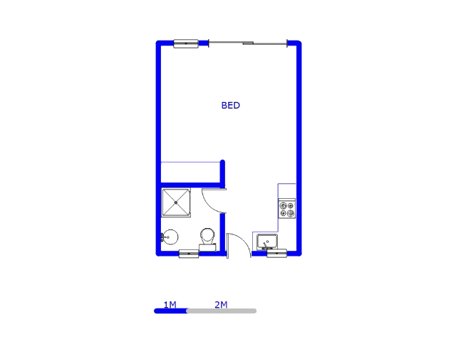 1st Floor - 32m2 of property for sale in Aeroton