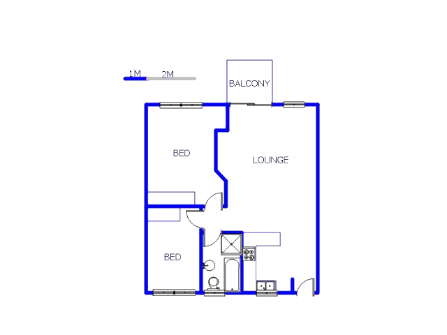 Floor plan of the property in Terenure