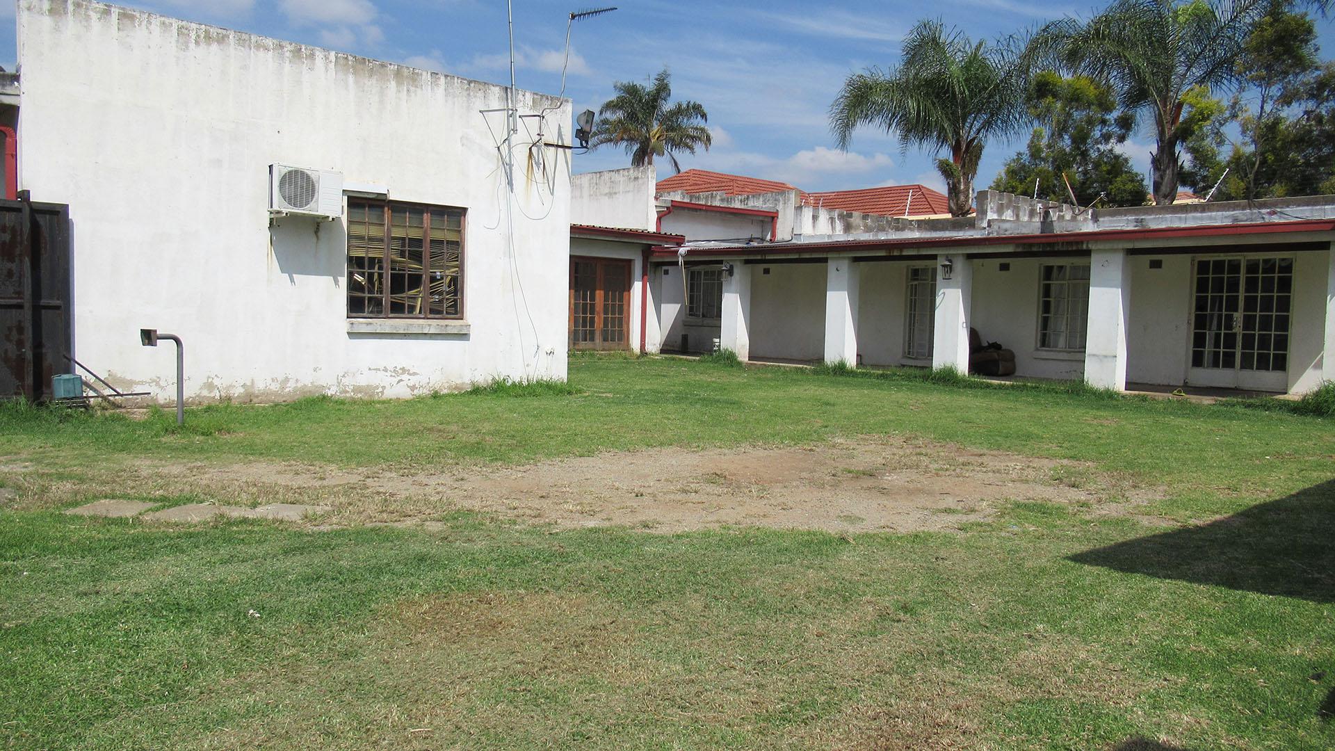 Backyard of property in South Kensington