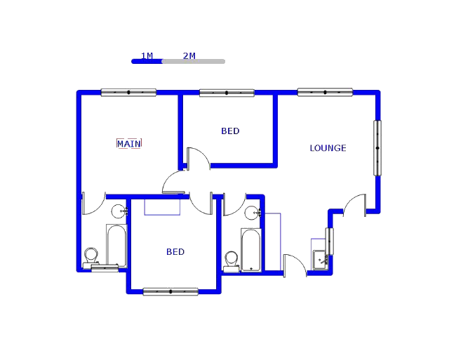 Floor plan of the property in Alliance