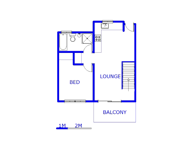 Floor plan of the property in Craigavon A.H.