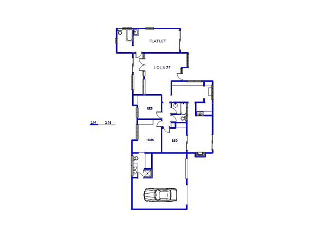 Floor plan of the property in Visagiepark