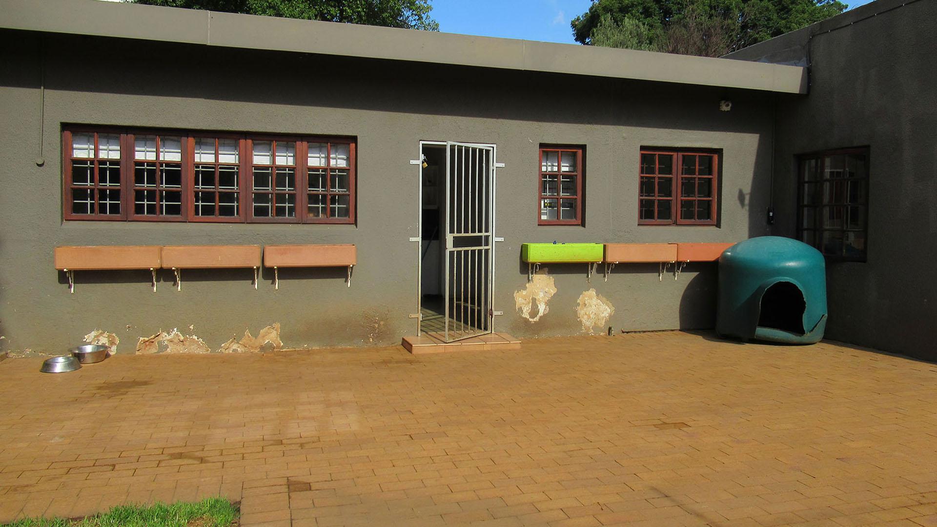 Backyard of property in President Ridge