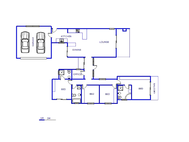 Floor plan of the property in Palm Lakes Family Estate