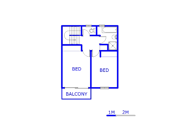 Floor plan of the property in Annlin