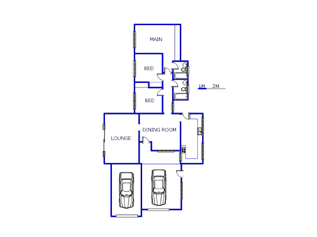 Floor plan of the property in Birch Acres
