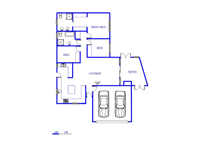 Floor plan of the property in Olympus