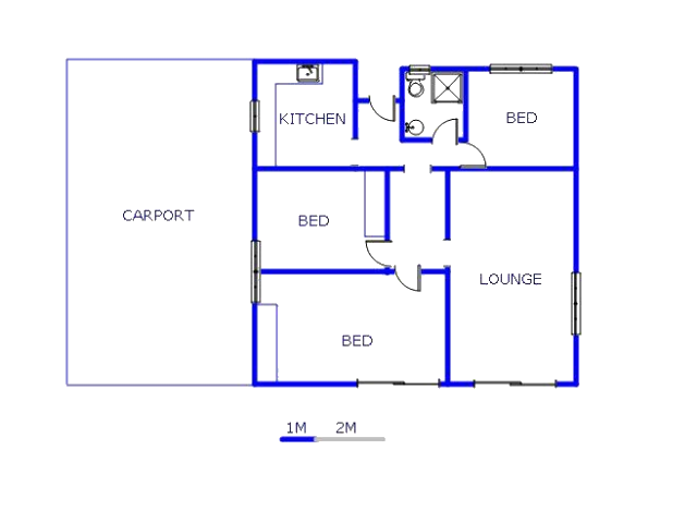 Ground Floor - 156m2 of property for sale in Witpoortjie
