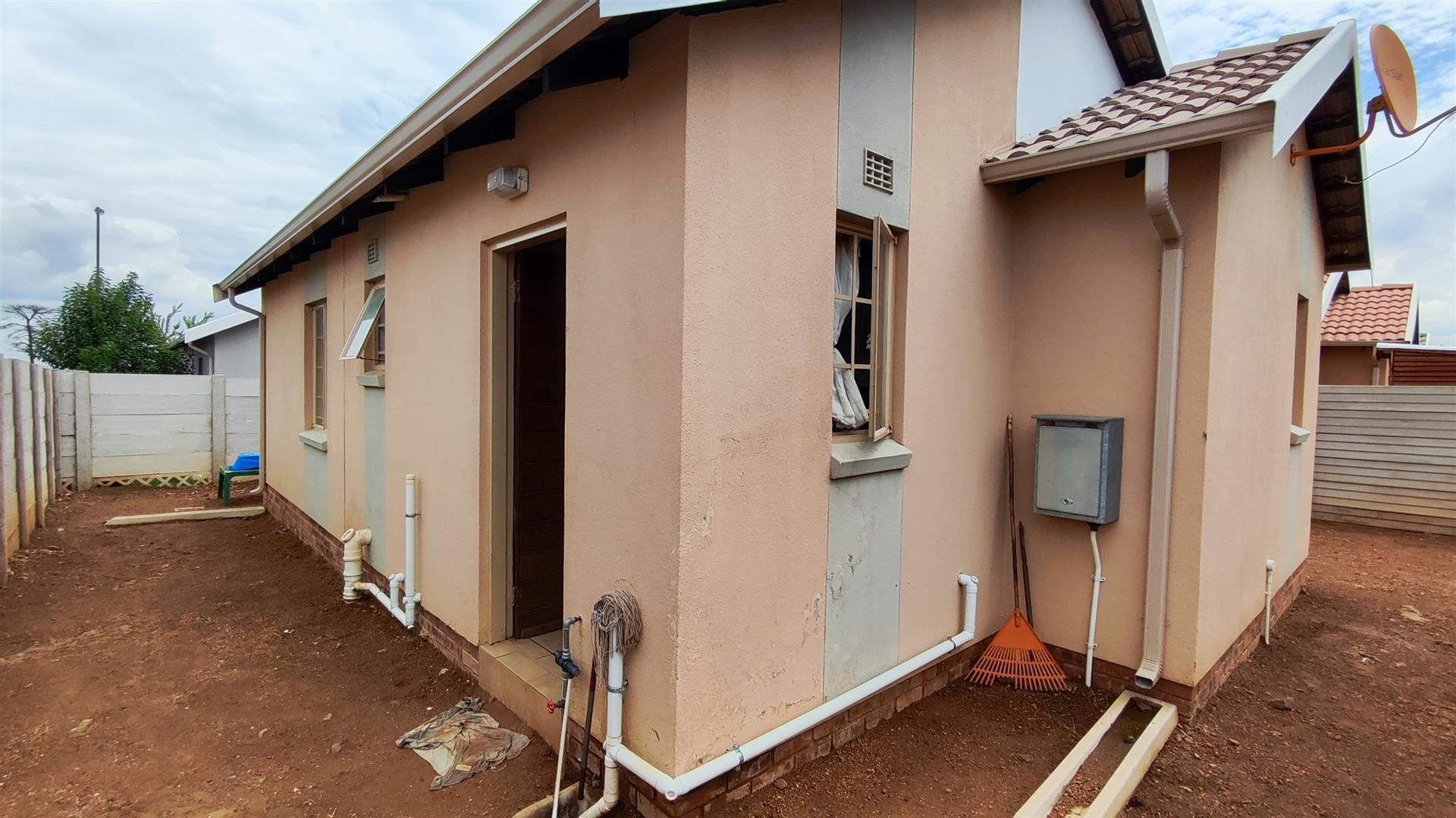 Backyard of property in Palm Ridge