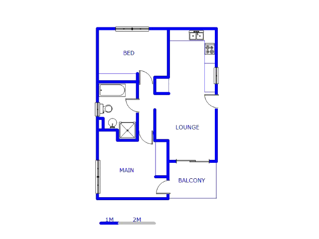 1st Floor - 71m2 of property for sale in Brakpan