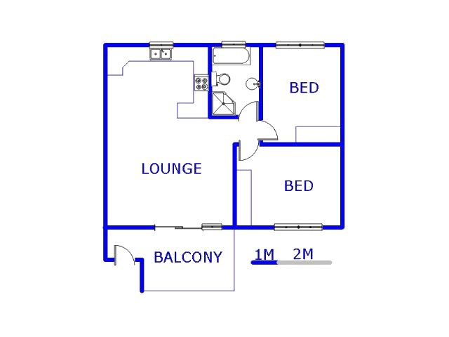 Floor plan of the property in Bardene