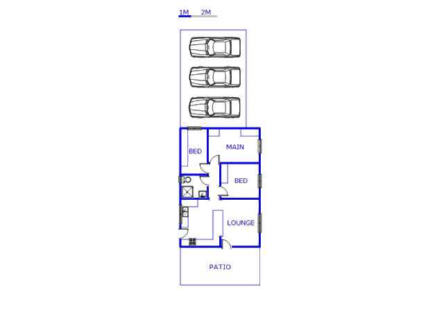 Floor plan of the property in Tongaat