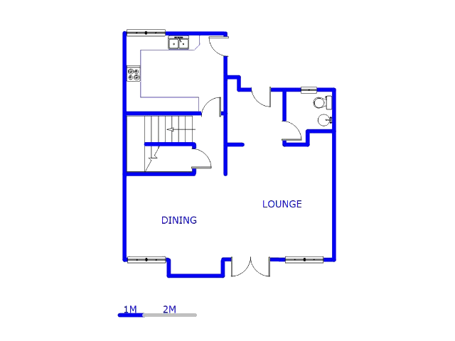 Ground Floor - 75m2 of property for sale in Robindale