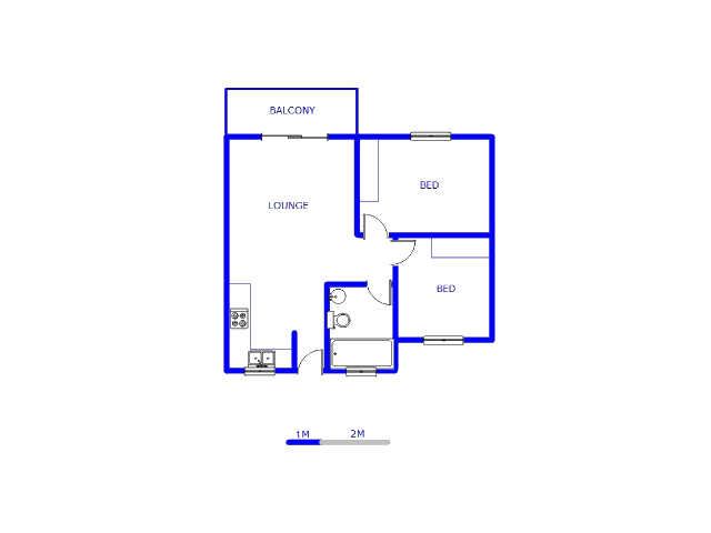 Floor plan of the property in Parklands