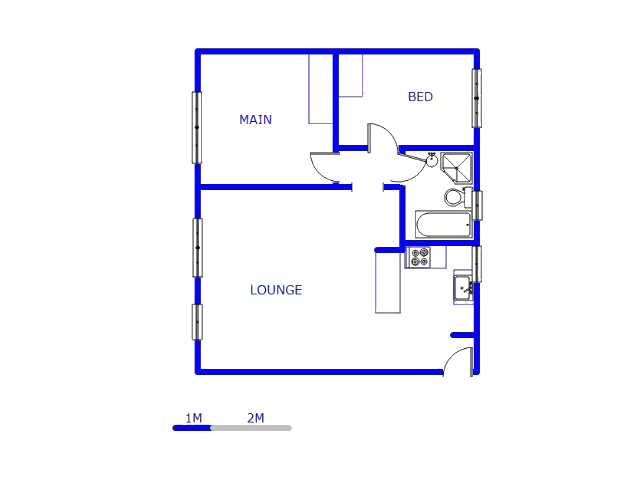 Floor plan of the property in Lindhaven