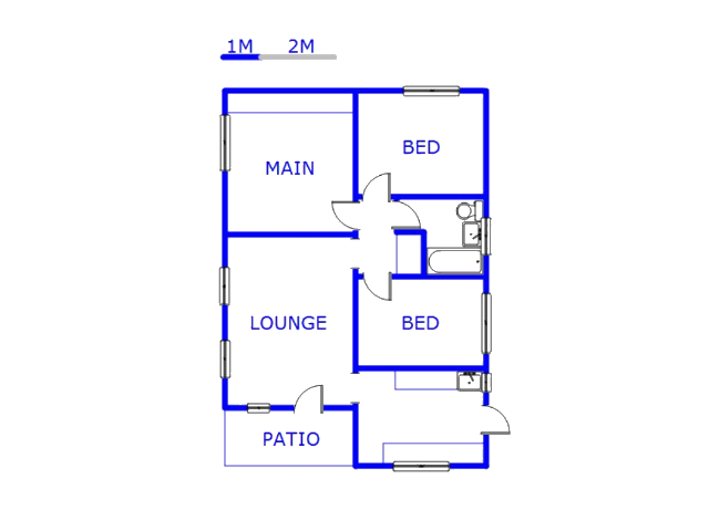 Floor plan of the property in Shallcross 