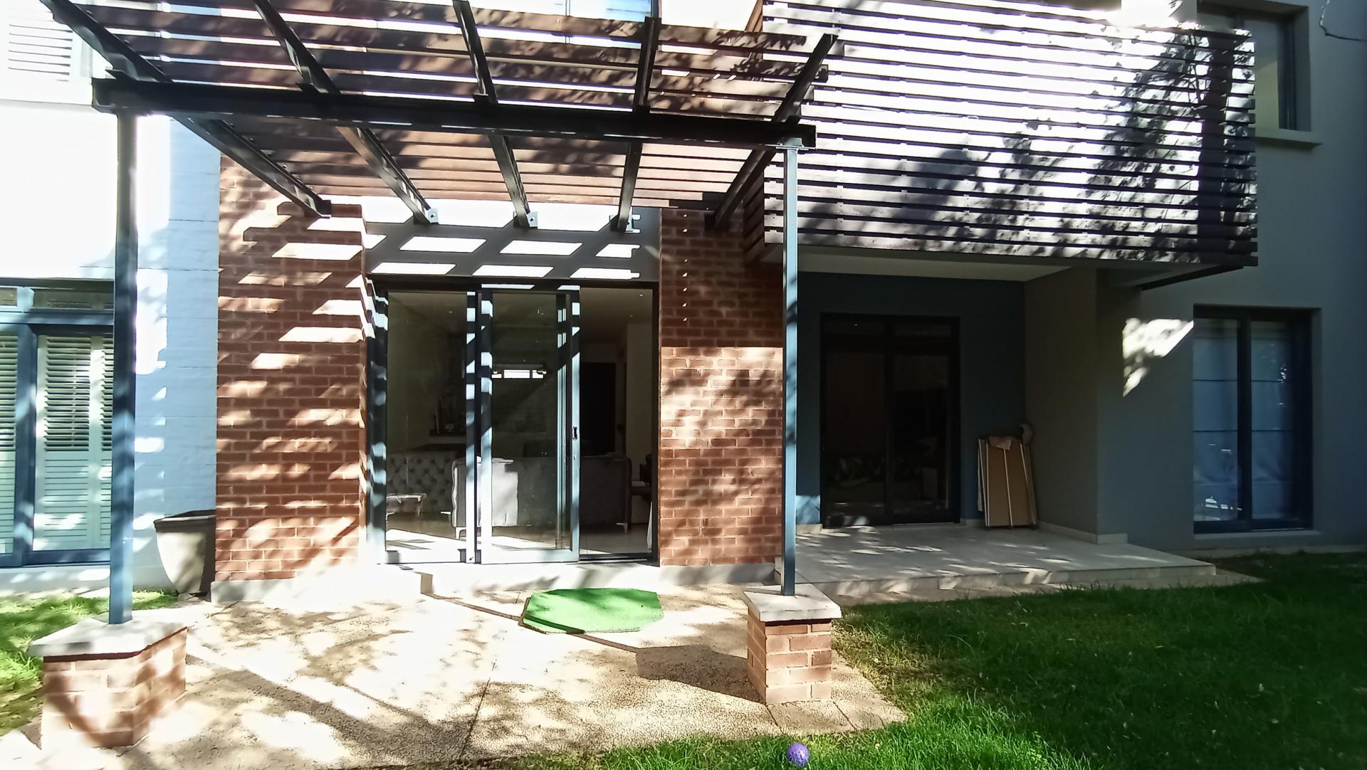 Backyard of property in Dainfern