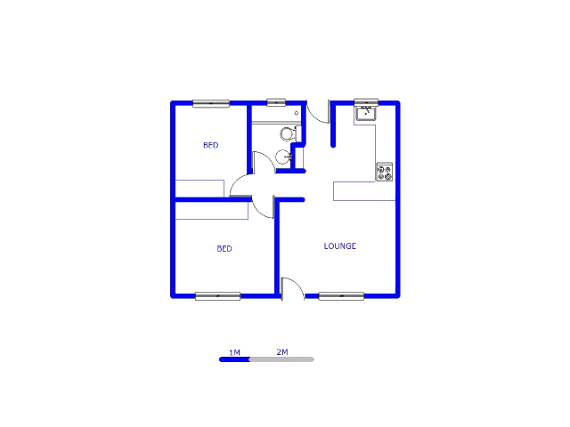Ground Floor - 53m2 of property for sale in West Riding - CPT