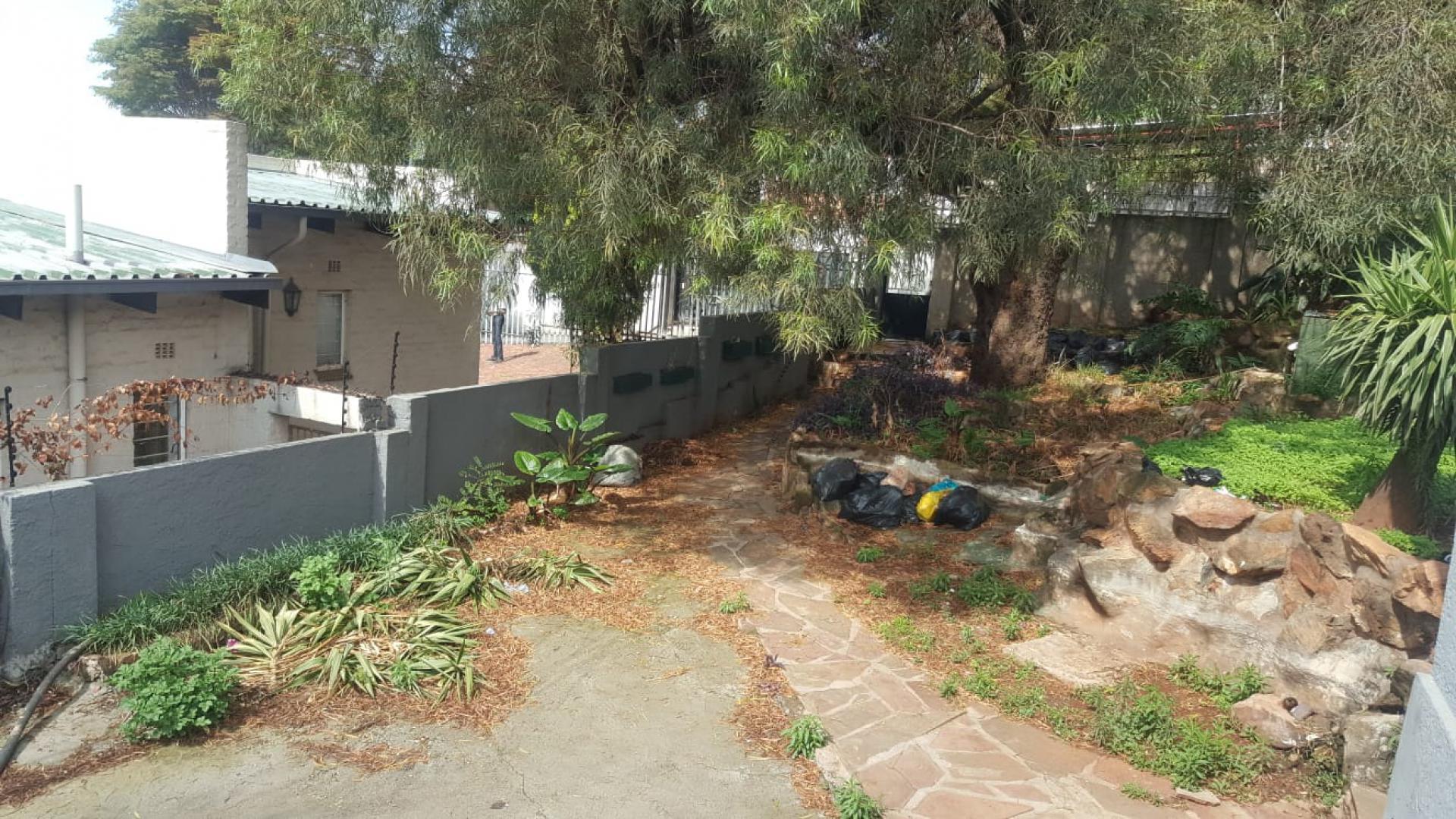Backyard of property in Kensington - JHB