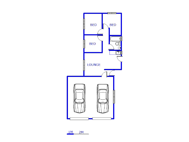 Floor plan of the property in Duvha Park