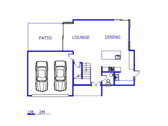 Floor plan of the property in Honeydew Manor