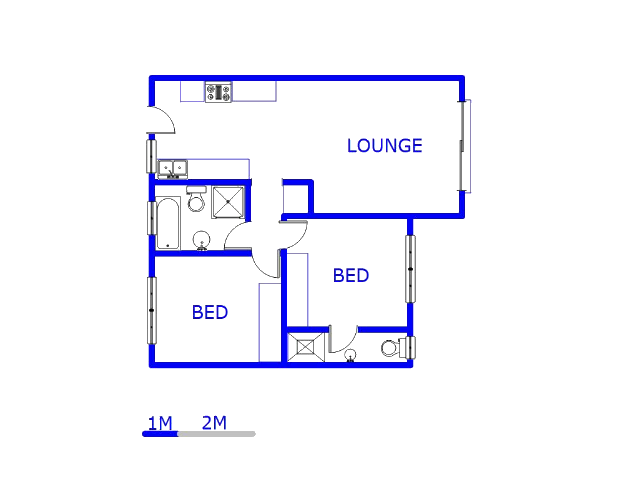 1st Floor - 67m2 of property for sale in Beverley