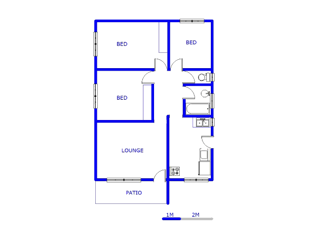 Floor plan of the property in Mid-ennerdale