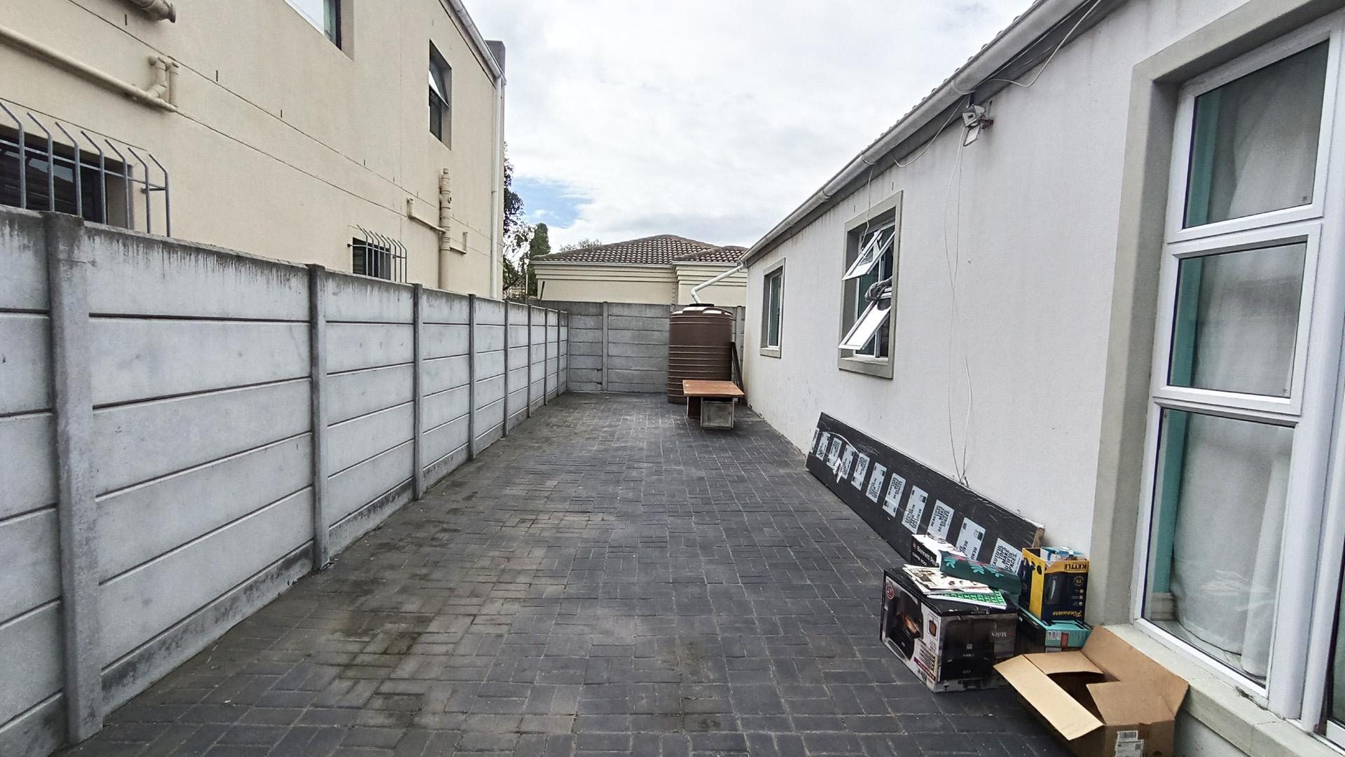 Backyard of property in Parklands