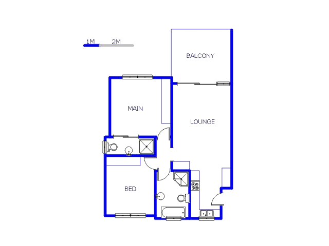Floor plan of the property in Jansen Park