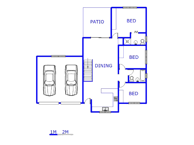 Floor plan of the property in Halfway Gardens