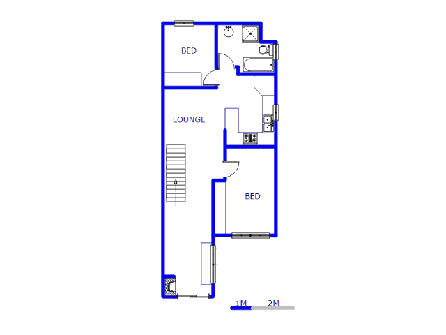 Floor plan of the property in Norton's Home Estates