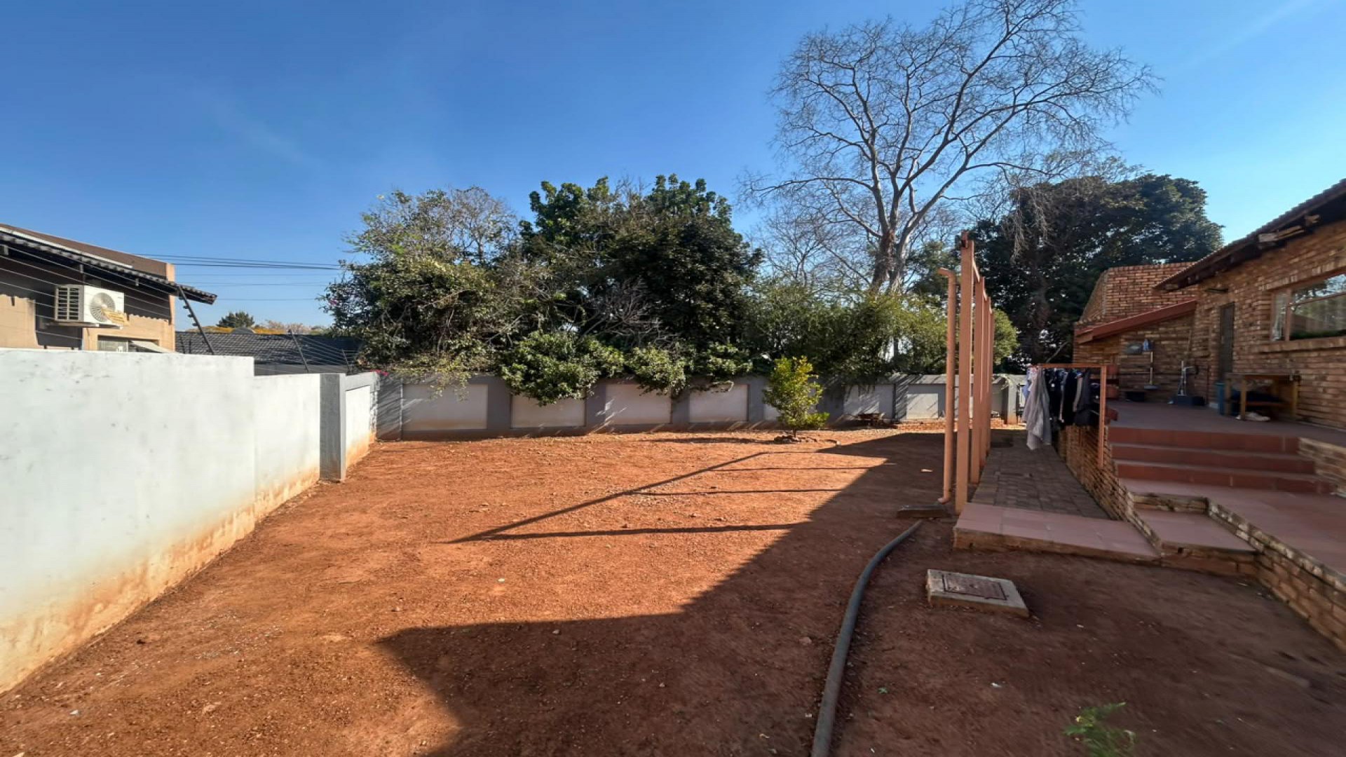 Backyard of property in Faerie Glen