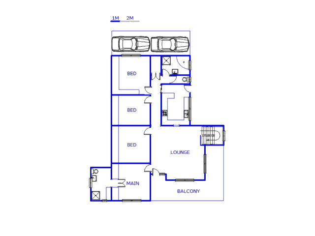 Floor plan of the property in Silverglen