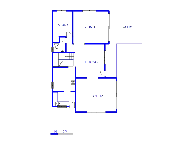 Floor plan of the property in Northwold
