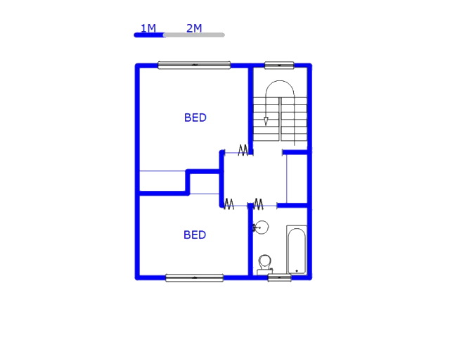 1st Floor - 48m2 of property for sale in Birchleigh