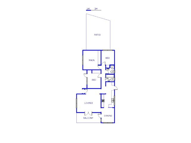 Floor plan of the property in Glen Hills