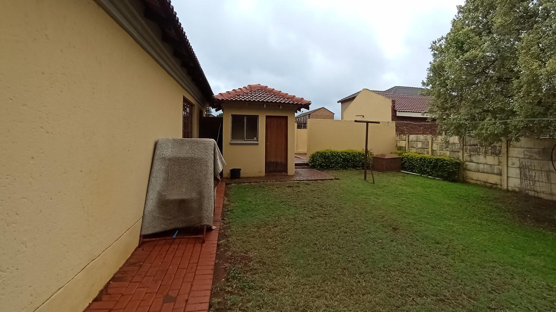 Backyard of property in Karenpark