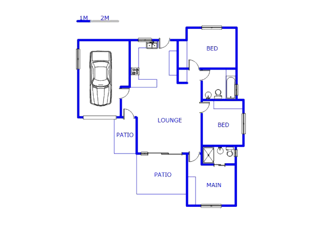 Floor plan of the property in Panorama Park