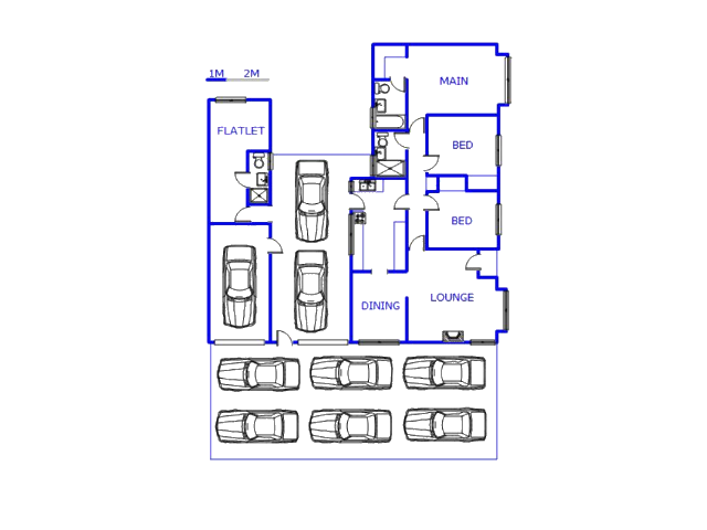 Floor plan of the property in Simmerfield