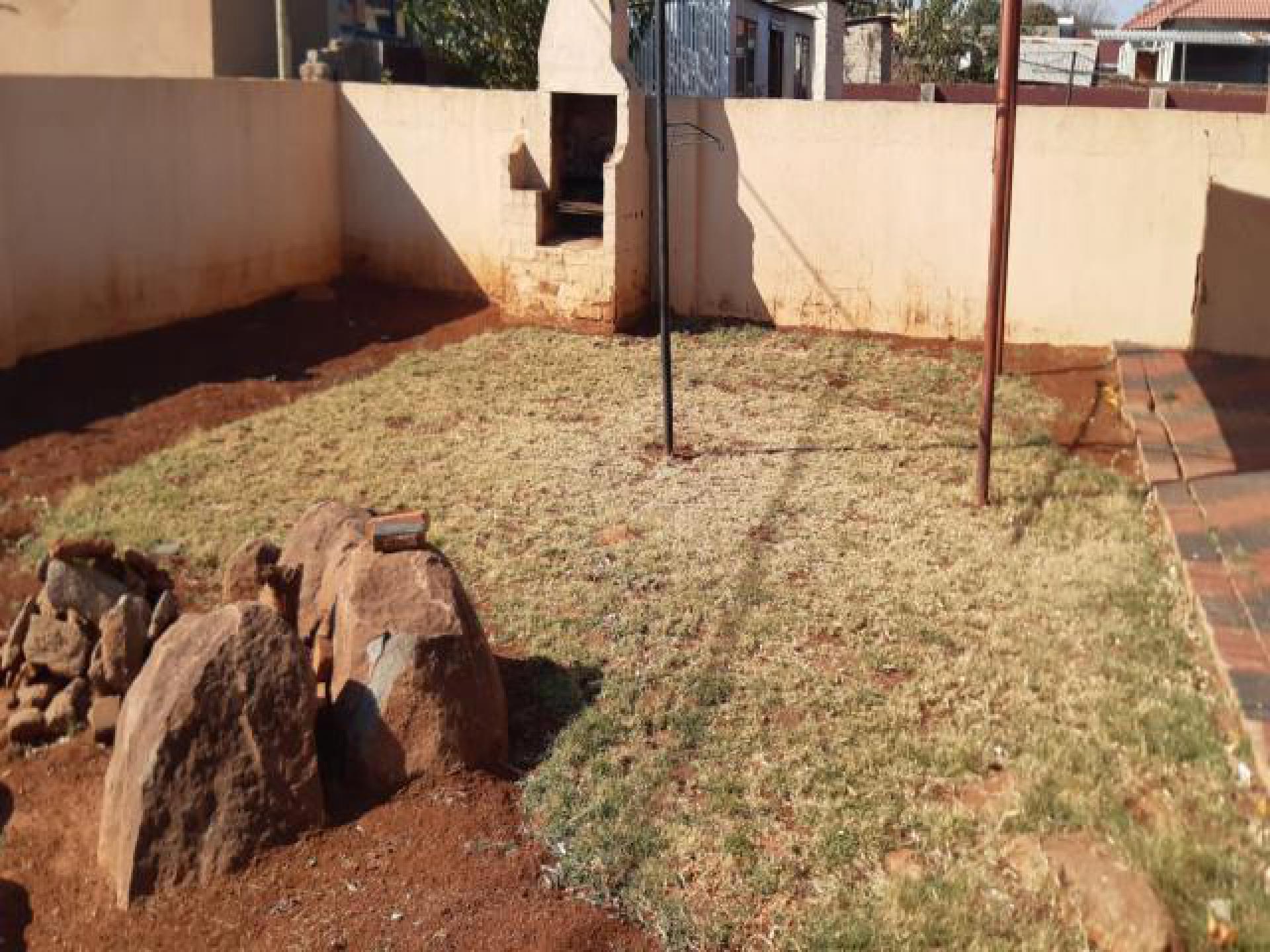 Backyard of property in Ga-Rankuwa