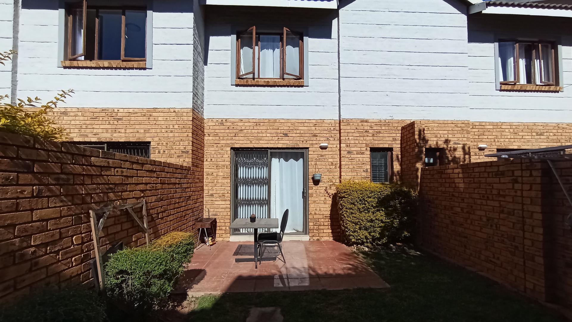 Backyard of property in Blue Hills