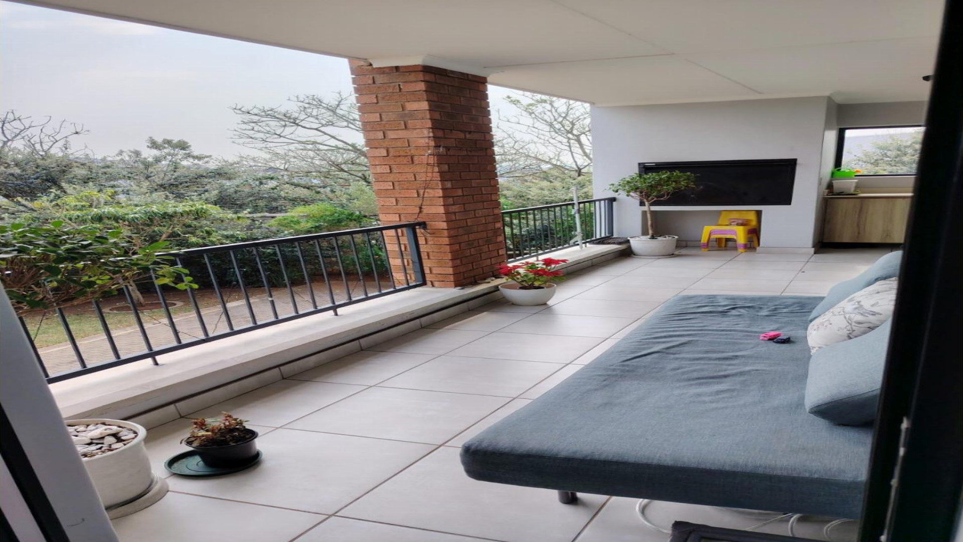 Balcony of property in Ballito
